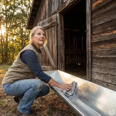Mangeoire galvanisée pour ovins et caprins 203 cm