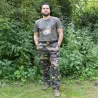 Pantalon treillis robuste 4 poches camouflage CE