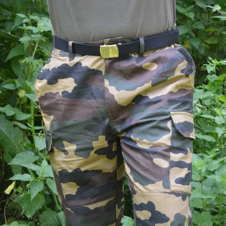 Pantalon treillis robuste 4 poches camouflage CE