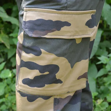 Pantalon treillis robuste 4 poches camouflage CE