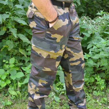 Pantalon treillis robuste 4 poches camouflage CE