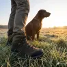 Chaussures Stagunt Ossau cuir suédé marron Vibram chasse