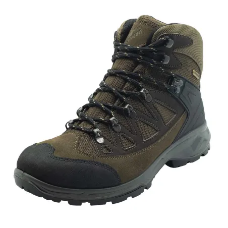 Chaussures Stagunt Ossau cuir suédé marron Vibram chasse