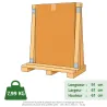 Support stable pour bidon 220L d'agrainoir