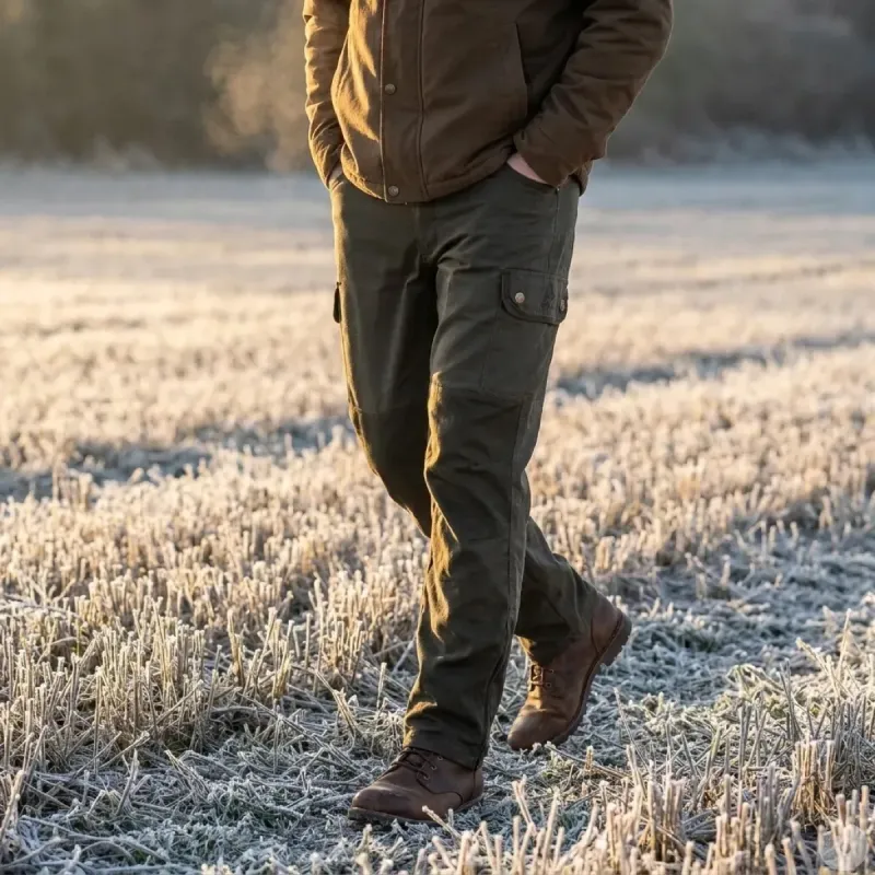 Pantalon d'hiver Treeland® vert chaud et imperméable