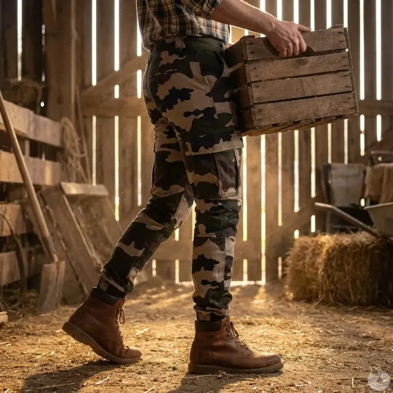 Pantalon chasse F2 7 poches camo - Taille 40 à 64