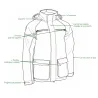 Parka Homme Winchester® Track Racoon - Orange 50C
