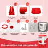 Kit mangeoire 12 kg + abreuvoir 11 L pour volailles