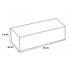 Lot de 6 mousses florales 20x10x7,5 cm pour fleurs