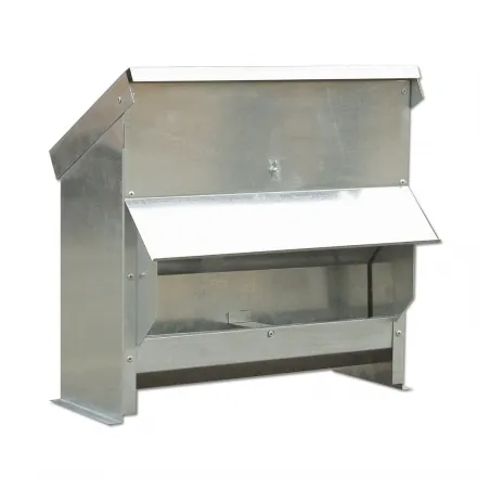 Mangeoire galvanisée 20 kg pour volailles et gibier