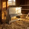 Mangeoire galvanisée 20 kg pour volailles et gibier