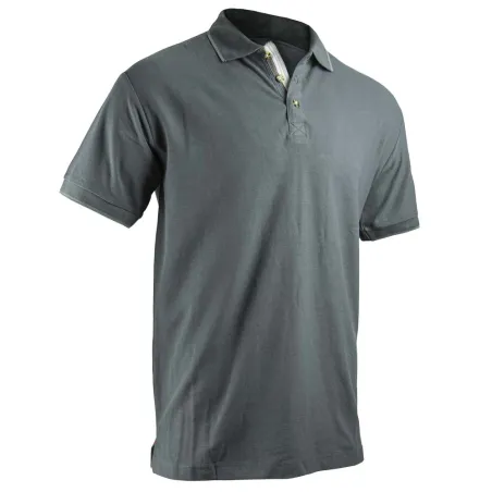 Polo ajusté LMA® gris nuit - Confort & style pour éleveurs