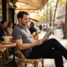 Polo ajusté LMA® gris nuit - Confort & style pour éleveurs