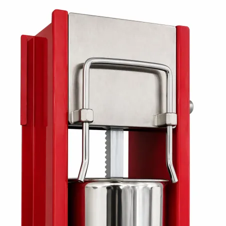 Poussoir à saucisses Reber® 5L - Inox - 4 entonnoirs inclus