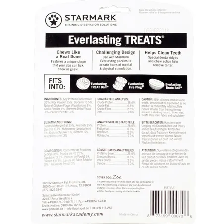 Recharge Friandises chien poulet Starmark 20g pour jouets