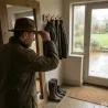 Chapeau Woolchap en laine déperlante marron réglable M-XL