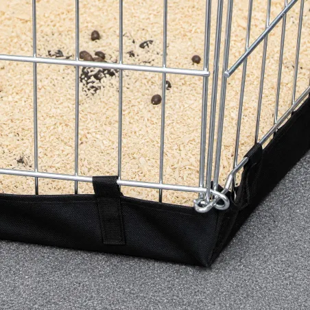 Tapis étanche pour enclos petits animaux 50x50cm noir