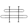 Barrière métallique réglable pour chien 85-140cm H60-110cm