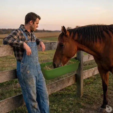 Mangeoire suspendue 42L en plastique renforcé
