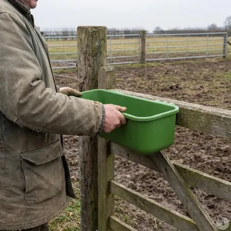 Mangeoire suspendue 42L en plastique renforcé