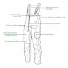 Salopette Dynamo 2.0 AquateX - Imperméable & polaire
