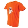 T-shirt Bartavel® épagneul chasse orange