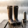 Bottes full zip Rambouillet caoutchouc marron 37 à 47