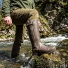 Bottes full zip Rambouillet caoutchouc marron 37 à 47