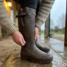 Bottes full zip Rambouillet caoutchouc marron 37 à 47