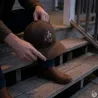 Casquette respirante brodé sanglier marron Treeland