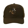 Casquette respirante brodé sanglier marron Treeland