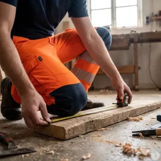 Pantalon pro Hector Herock® orange - multi-poches éleveurs