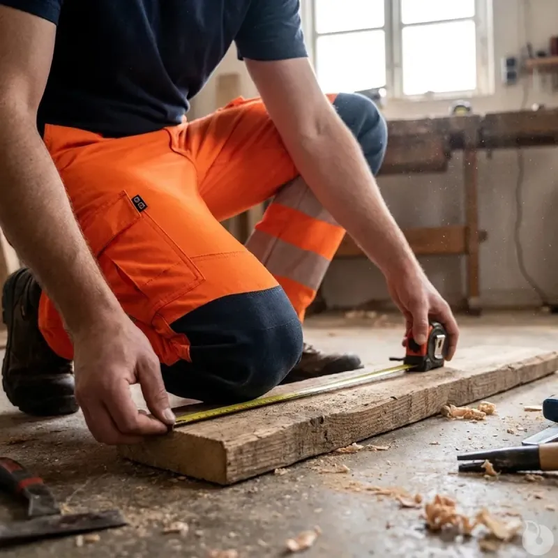 Pantalon pro Hector Herock® orange - multi-poches éleveurs