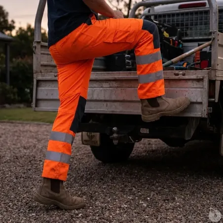 Pantalon pro Hector Herock® orange - multi-poches éleveurs