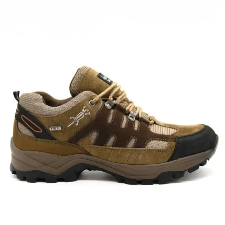 Chaussures Ayoka Mire cuir toile - Marron pour élevage et jardin