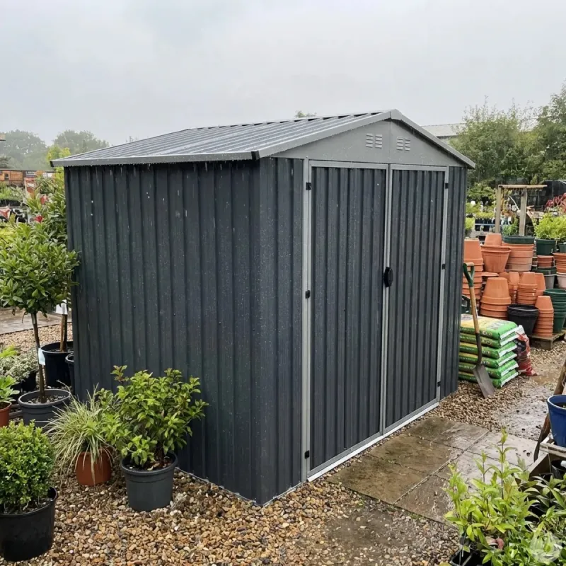 Abri de jardin Durance acier - 2 portes 4,29m²