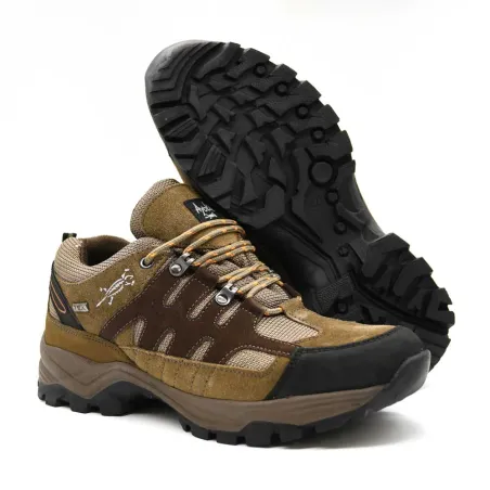 Chaussures Ayoka Mire cuir toile - Marron pour élevage et jardin