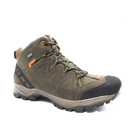 Chaussures montantes Dolan cuir/toile marron 40-46