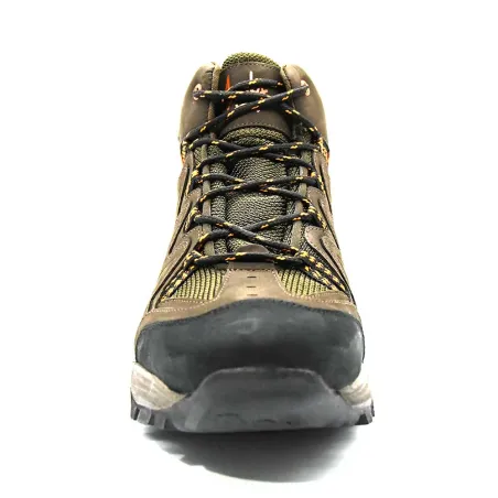 Chaussures montantes Dolan cuir/toile marron 40-46