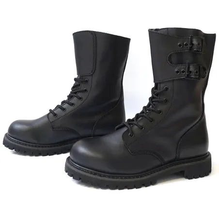 Rangers cuir noir homme - Semelle Goodyear® - DCA France