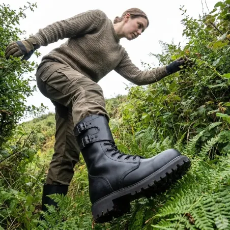 Rangers cuir noir homme - Semelle Goodyear® - DCA France