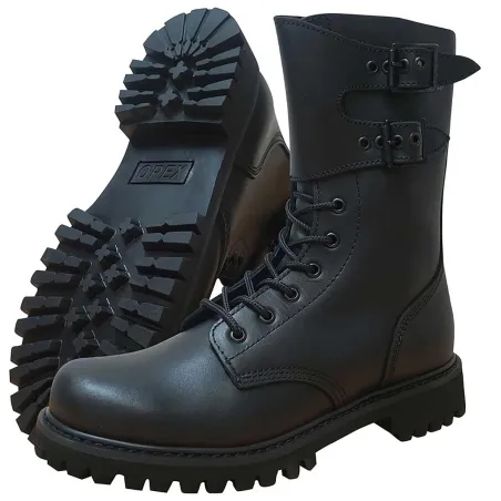 Rangers cuir noir homme - Semelle Goodyear® - DCA France
