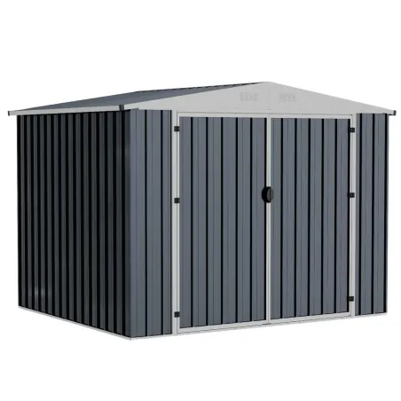 Abri de jardin Durance acier - 2 portes 4,29m²