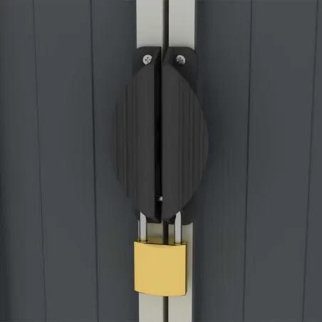 Abri de jardin Durance acier - 2 portes 4,29m²