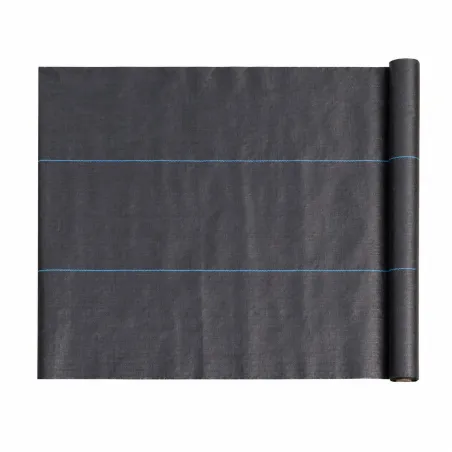 Feutre paillage 90g/m² - Rouleau 2,10m x 25m anti-mauvaises herbes
