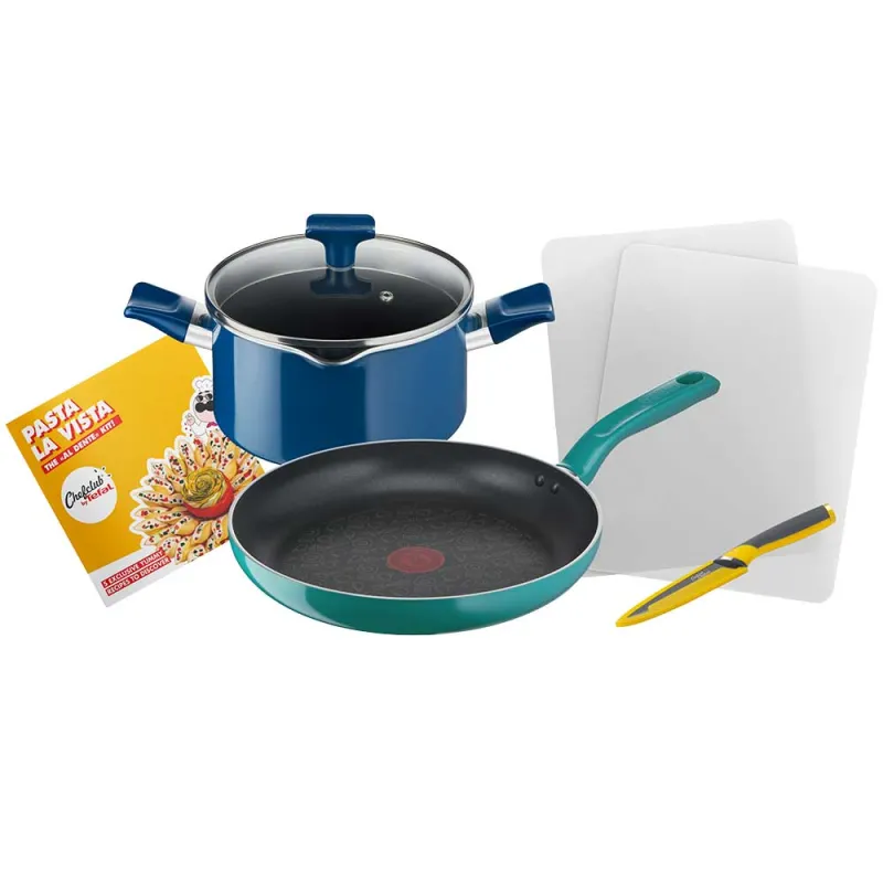 Set cuisine 6 pièces Tefal® Pasta La Vista - Tous feux