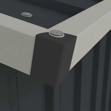 Abri de jardin Durance acier - 2 portes 4,29m²