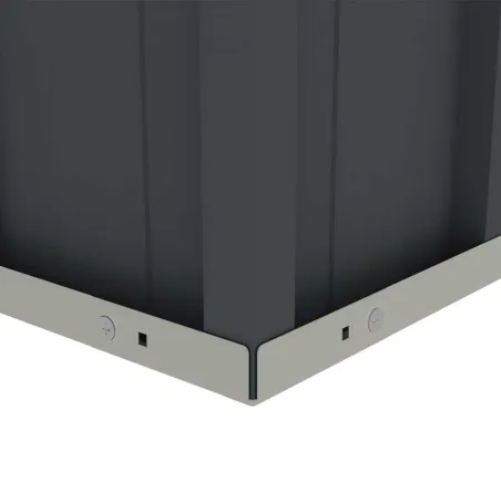 Abri de jardin Durance acier - 2 portes 4,29m²