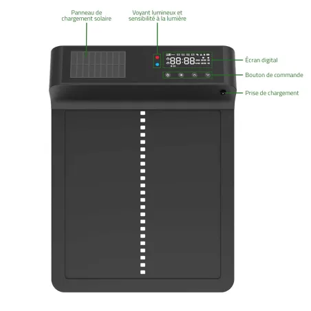 Portier solaire automatique pour poulailler avec app