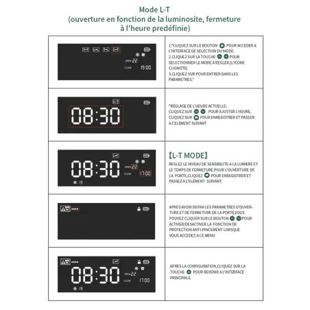 Portier solaire automatique pour poulailler avec app